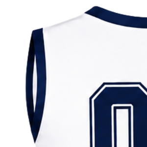 Haut d'uniforme de cheerleading bleu marine sans manches, col en V, pour compétition de danse d'équipe, entraînement et sportswear - Product Image 4