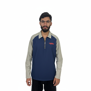 Camiseta Polo de Manga Larga para Hombre, Estilo Moderno 2026, Algodón Puro, Color Sólido, Informal, Otoño, Nuevo Estilo - Product Image 1