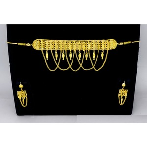 Collar Khannaki Chapado en Oro Africano, Último Diseño, Especial para Ramadán y Eid, Nuevo Diseño, Moda Musulmana Islámica para Mujer, Nueva Joyería - Product Image 2