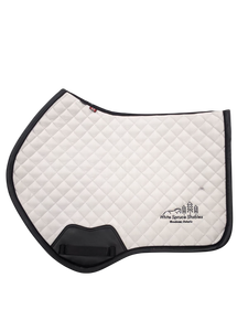 Drassage HM GLOBAL - Almohadilla de Silla de Montar Duradera y Cómoda, Hecha de Tela de Algodón, con Borde de Espuma de 16 mm, Forro de Doble Cordón de Cristal - Product Image 5