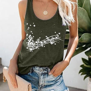 Top de Tirantes Personalizado para Mujer, Proveedor Directo, Top sin Mangas para Mujer, Informal/Nuevo, Venta al por Mayor, Logotipo Personalizado, Tops de Moda para Mujer - Product Image 3