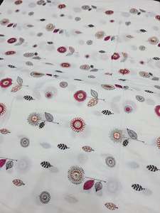 High Quality Sequin Embroidery Fabric 3D Floral Lace Fabric for Evening Dress Wedding Gown Garment - Product Image 1