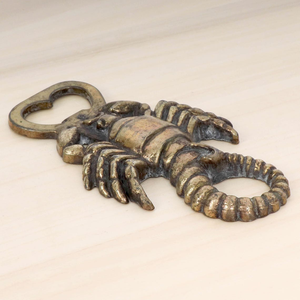 Ouvre-bouteille Scorpion vintage en laiton massif, fait main, outil de bar décoratif, design Scorpion, ouvre-bouteille pour la maison et les restaurants - Product Image 1