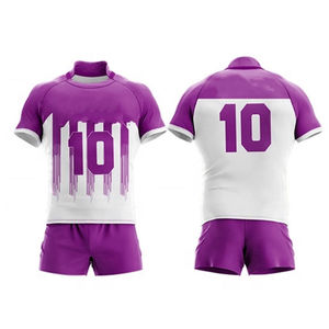 Uniformes de Rugby para Hombre de Primera Calidad, Tendencia 2026, Transpirables, 100% Poliéster, Impresión de Logotipo Personalizado, Servicio OEM - Product Image 4