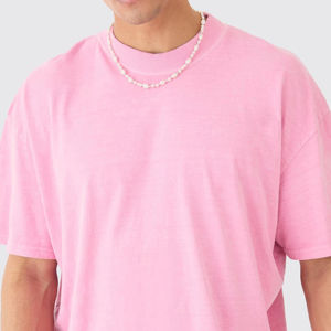 Camisetas Extra Grandes de Algodón 100% para Hombre con Estampado Puff para Uso Casual / Camiseta de Algodón de Alta Calidad con Logotipo Personalizado OEM - Product Image 4