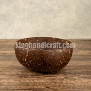 Tazón de Coco Natural Único Hecho a Mano, Plato de Servir Sostenible para Cocinas Modernas, Restaurantes, Regalos y Decoración del Hogar - Product Image 1