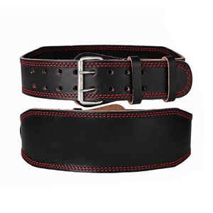 Best Selling Heavy Duty Cowhide Weight Lifting <b>Belt</b> for Adults Black Color Professional Protection Breathable Design Back - Product Image 1