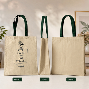 Sac fourre-tout en coton Heavy Duty 38X42 CMS Sacs à provisions en satin et tissu Meilleures ventes Prix compétitif pour les courses - Product Image 3