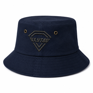 Premium Custom Embroidery Bucket <b>Hat</b> Unisex <b>Navy</b> Blue Cotton Sun Cap Breathable Outdoor Fishermans <b>Hats</b> Wholesale Manufacturer - Product Image 1