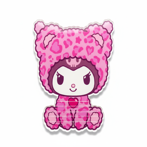 Paleta Profesional de Acrílico para Pestañas con Soporte Magnético para Pinzas, Diseño de Gato Adorable, para Aplicación de Extensiones de Pestañas en Salón - Product Image 1