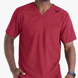 OEM High Quality Woven Fabric Hospital <b>Scrub</b> <b>Sets</b> for Men-Breathable Quick-Drying Uniforms - Product Image 3