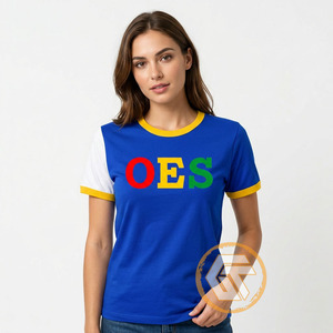 Wholesale Eastern <b>Star</b> Women's Casual Summer T-<b>Shirt</b> 100% Cotton Jersey Breathable Crew Neck Half Sleeve Regular Fit - Product Image 4