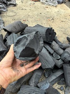 High and Long-Lasting Direct Heat Odorless Natural Hardwood Charcoal for <b>BBQ</b> and Hookah Lump Shape Black Charcoal From Vietnam - Product Image 2