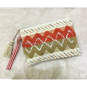 Vente chaude Vintage bohème sac à main à bandoulière Style Boho multicolore fabricant indien sac pochette doublure en coton-économiquement - Product Image 6