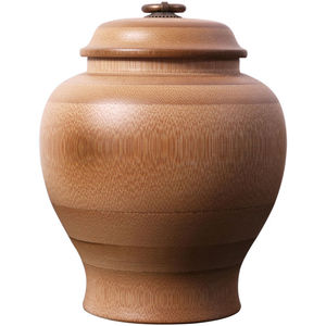 Biodegradable Teardrop Bamboo Pet Urn <b>Memorial</b> Casket for Dogs & <b>Cats</b> Eco-Friendly Ash Keeper - Product Image 2