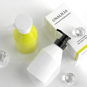 300ml 10oz PET Plastic Round Lotion <b>Pump</b> <b>Bottle</b> <b>Pump</b> Sprayer Body Wash Hand Cream Liquid Soap Custom Cosmetic Packaging - Product Image 2