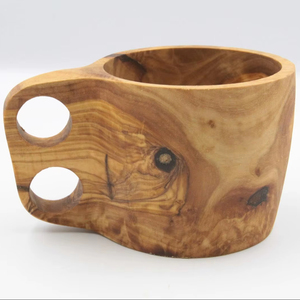 Taza Kuksa de Madera Natural Moderna Hecha a Mano de Primera Calidad, Duradera para Café, Té, Campamentos al Aire Libre y Viajes - Product Image 1