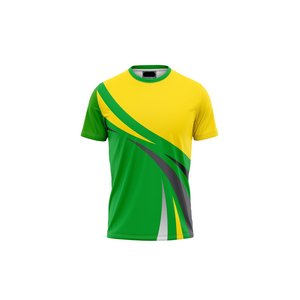 Maillot de football personnalisé professionnel imprimé sur le devant, nom et numéro personnalisés, séchage rapide, respirant, 100% polyester, vêtements de football - Product Image 1