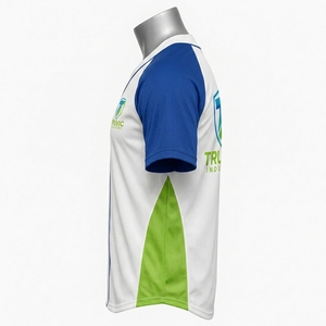 เสื้อเบสบอลพรีเมียม ชุดกีฬาทีม ผ้าโพลีเอสเตอร์ระบายอากาศ ซับเหงื่อ แห้งเร็ว ทรงพอดีตัว - Product Image 6