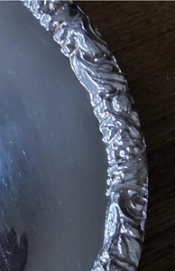 Plateau décoratif de luxe royal, argenté, orné de laiton et d'aluminium, style simple et traditionnel pour la maison, décoration de Noël et du Ramadan - Product Image 4