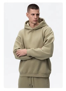 Sweat-shirt à capuche noir pour homme, en molleton doux, polyester/coton, lavé, style streetwear décontracté, vêtements chauds pour l'hiver - Product Image 6