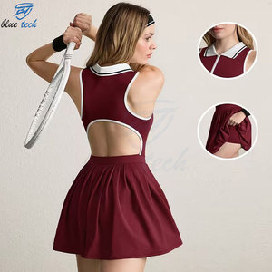 ชุดแบดมินตันผู้หญิงคุณภาพสูงสำหรับการแข่งขันระดับมืออาชีพ ชุดกีฬาสำหรับฝึกซ้อม ระบายอากาศได้ดี แห้งเร็ว น้ำหนักเบา ยืดหยุ่น สวมใส่สบาย - Product Image 3