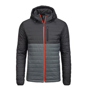 Chaqueta Acolchada para Hombre, Fabricada en Poliéster, Talla Grande, Color Negro, Chaqueta de Burbujas Negra para Hombre - Product Image 4