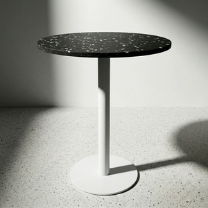 Mesa de Comedor de Plástico Reciclado, Diseño Moderno, Impermeable, Duradera, Ecológica, Apilable, Fácil de Montar, Fácil de Limpiar, para Exteriores - Product Image 4
