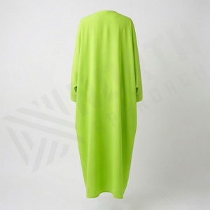 Abaya pour femmes musulmanes, robe longue islamique modeste, tissu doux, soirée, polyester respirant, vente en gros pour détaillants, dernières nouveautés - Product Image 2
