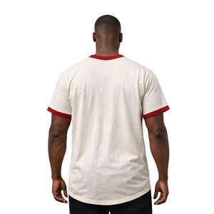 Camiseta Premium Kappa Alpha Psi Kream Chenille Crest Ringer, Talla Grande, Algodón de Alta Calidad, Insignia con Letras Griegas, Ropa de Fraternidad - Product Image 2