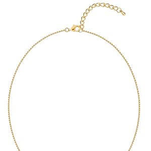 Gold Round Medallion Pendant <b>Necklace</b> with Pink Crystal Halo Fine Chain Elegant <b>Statement</b> Jewelry for Women Fashion Party - Product Image 2