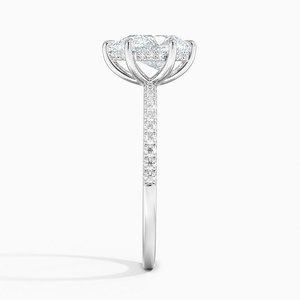 Bague BOJ 084 en argent 925, sertie de diamants solitaires taille poire, 2 carats, couleur D, VVS1, moissanite certifiée GRA, prix bas, en solde - Product Image 3