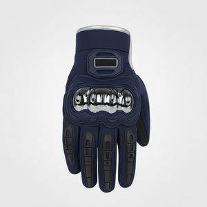 Gants de moto en cuir personnalisés AL NOLAN ENTERPRISES, compatibles écran tactile, pour homme, hiver, protection des doigts, protection des articulations, unisexe, gants de course - Product Image 4