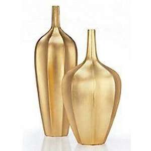 Jarrón de Flores de Aluminio Hecho a Mano con Forma Única, Acabado Dorado y Negro, Diseño Moderno, Colores Personalizables, Decoración para el Hogar, Bodas, Pascua - Product Image 2