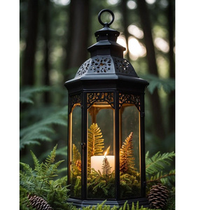 Luxury Customized Metal Lantern with Artistic Cutwork Design for Home and Event Decoration - Product Image 4