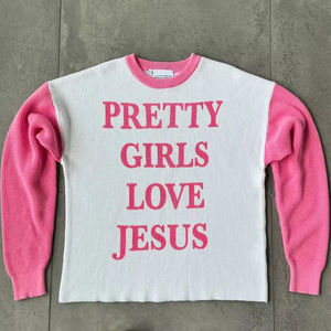 Camiseta de Manga Larga con Diseño de Waffle y Lavado Ácido, con Logotipo de Diseñador de Moda, Nueva Colección 2026 para Hombre - Product Image 1