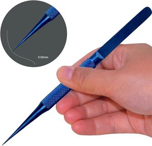 Nuevo Juego de Pinzas Quirúrgicas Manuales de Acero, Rectas y Curvas, con Punta Fina, para Procedimientos Delicados - Product Image 4