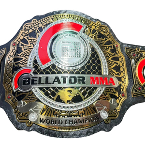 Ceinture de champion du monde de MMA Bellator, sangle noire, design or et rouge, qualité supérieure, ceinture de titre pour les fans et les collectionneurs de MMA - Product Image 5