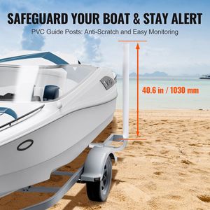 Postes Guía Ajustables para Remolques de Barcos, 48 Unidades, 2 Piezas, Acero de Alta Dureza para Remolques de Embarcaciones - Product Image 5