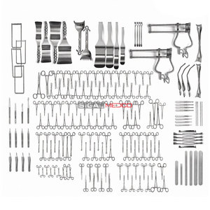 Juego Completo de Instrumentos Quirúrgicos para Laparotomía Abdominal, Kit de Instrumentos Médicos Quirúrgicos de Acero Inoxidable Alemán Reutilizable para Cirugía General - Product Image 2