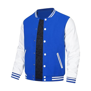 New Latest Custom Design <b>Winter</b> Varsity <b>Jacket</b> Unisex Stand Collar High Street Style Arrival Fashionable Street Wear Wholesale - Product Image 6
