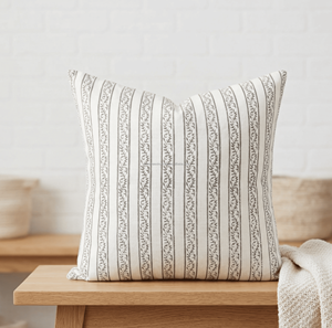 Soft Block Print <b>Sofa</b> Pillow Cover Indian Handmade Cotton Farmhouse Decor Cushion Floral Designer <b>Sofa</b> BED Living Area Decor - Product Image 2