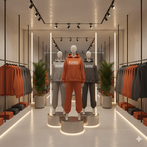 Ensemble sweat à capuche zippé Ranzia avec strass, Survêtement Ranzia grande taille avec strass, Sweat à capuche et pantalon de survêtement Ranzia entièrement zippés avec strass - Product Image 1