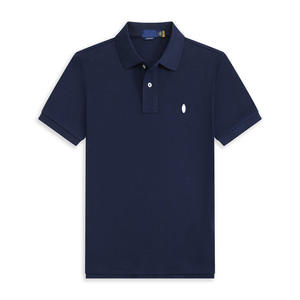Men's <b>Shirt</b>, Short Sleeve Turn-Down <b>Collar</b> <b>T</b>-<b>Shirt</b> with Small Embroidery - Product Image 4