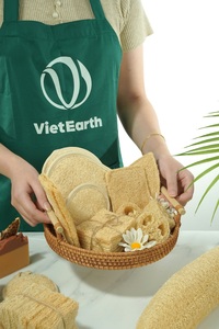 Natural Loofah <b>Facial</b> <b>Scrubber</b> Exfoliating Shower Pads for Men and Women Ready to Ship - Product Image 6