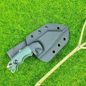 Cuchillo de Hoja Fija con Punta de Gota, Hoja de Acero Inoxidable, Mango de Aluminio, 10 Pulgadas, para Deportes al Aire Libre, Grado Industrial - Product Image 4