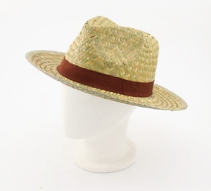 Stylish Wide Brim Straw Hat With Custom Logo Options Perfect For Summer Fashion Offered In Bulk Export - Product Image 3