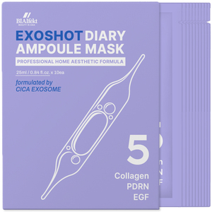 Masque journalier BIAIfekt EXOSHOT # Crème hydratante anti-âge 5 CICA Collagène PDRN EGF éclaircissante pour les pores du visage - Product Image 1