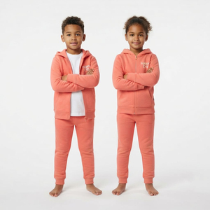 Conjunto de Sudadera con Capucha y Pantalones Deportivos para Niños, Diseño Moderno de Dos Piezas, Estilo Urbano, Fabricante OEM ODM - Product Image 4
