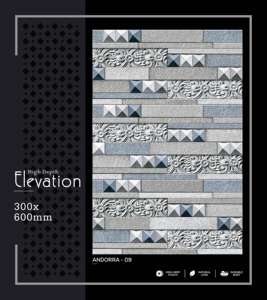 Azulejo de Porcelana de Alta Gama para Pared, 300x600mm, 30x60cm, 12x24, Acabado Mate, Decorativo, Texturizado, Revestimiento Cerámico - Product Image 1